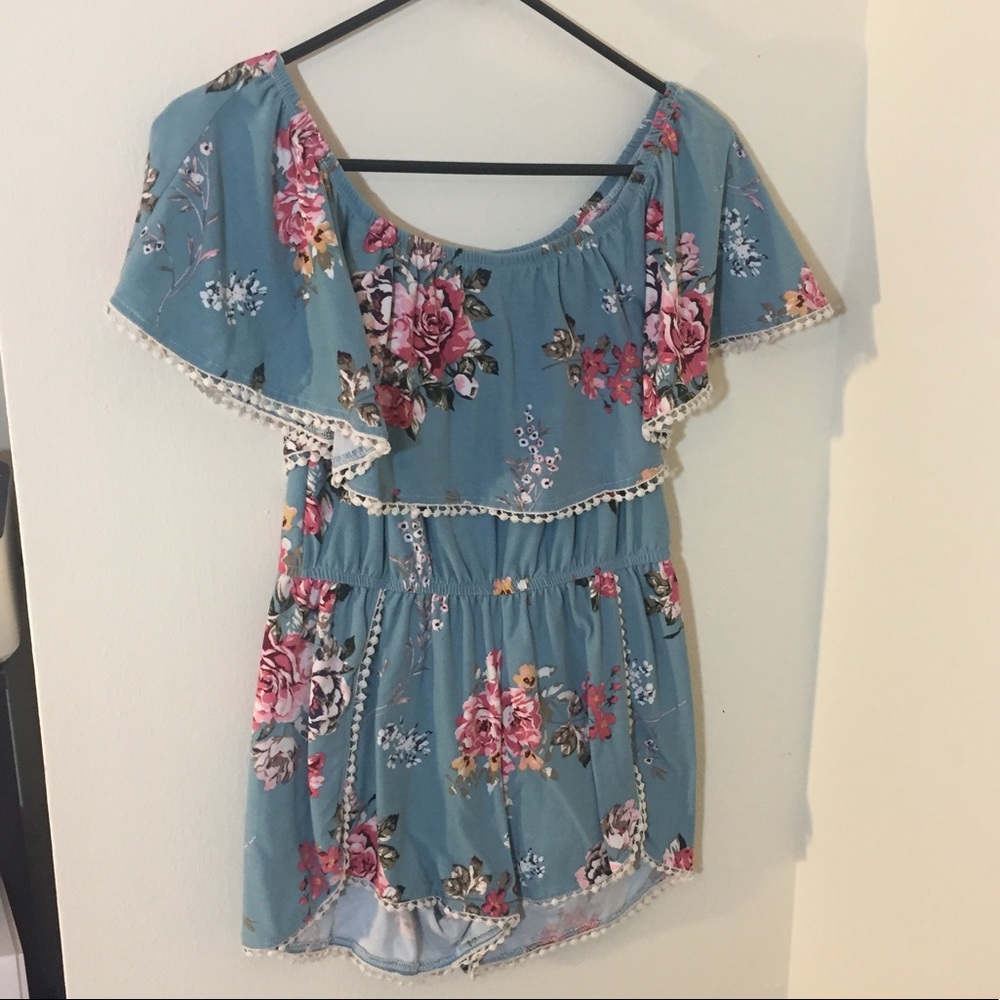 Strapless Romper